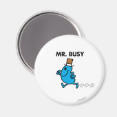 Meneer Busy rent snel Magneet (Voorkant / Achterkant)