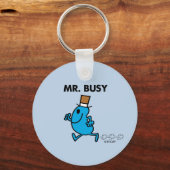 Meneer Busy rent snel Sleutelhanger (Voorkant)