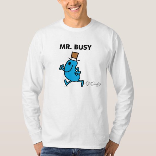 Meneer Busy rent snel T-shirt (Voorkant)