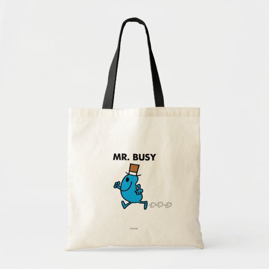 Meneer Busy rent snel Tote Bag (Voorkant)