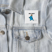 Meneer Busy rent snel Vierkante Button 5,1 Cm (In situ)