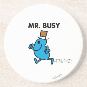 Meneer Busy rent snel Zandsteen Onderzetter