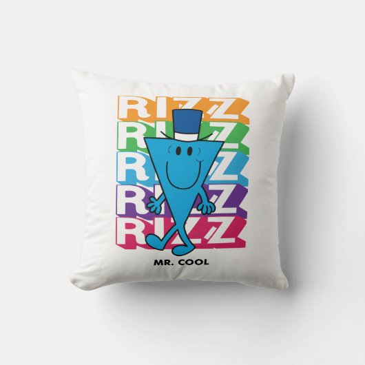 Meneer Cool Rizz Kussen (Voorkant)
