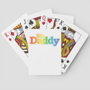Meneer Daddy Gay Pride  Pokerkaarten