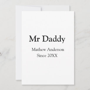 Meneer Daddy sinds toevoegen jaar naam ouders vade Kaart