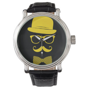 Meneer de hipster horloge