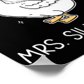 Meneer Domme Gans En Mevrouw Domme Gans Koppel Mat Poster (Hoek)