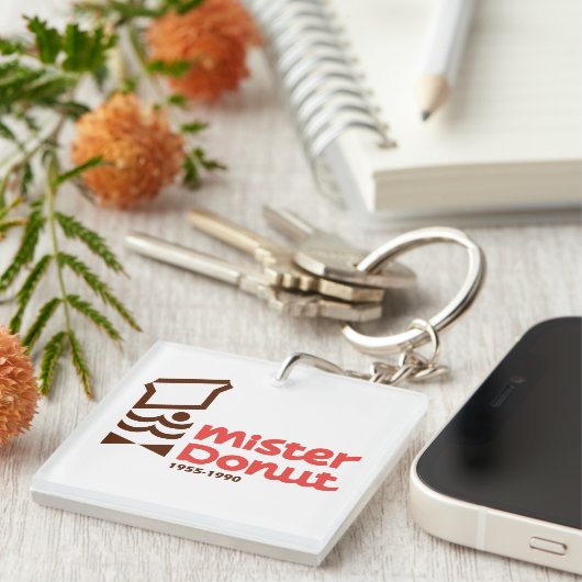 Meneer Donut, Mr Donut Sleutelhanger (Voorkant Rechts)