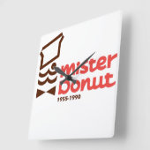 Meneer Donut, Mr Donut Vierkante Klok (Hoek)