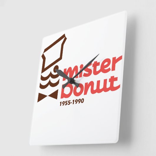 Meneer Donut, Mr Donut Vierkante Klok (Hoek)