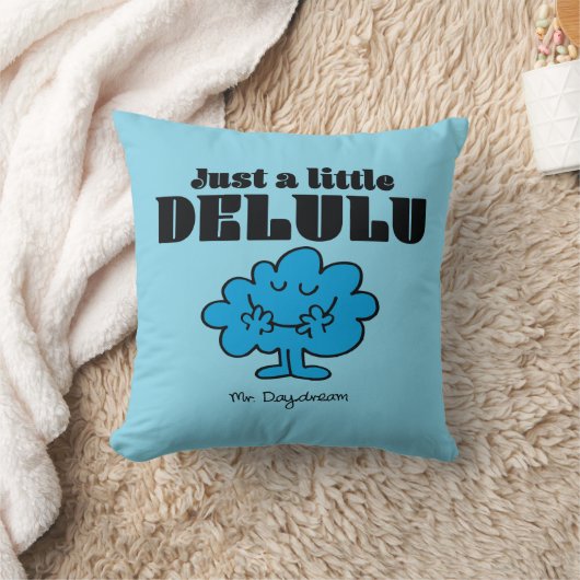Meneer Droompje is net een beetje Delulu Kussen (Deken)