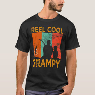 Meneer Echt Coole Opa Visser Vader Vintage Opa Vad T-shirt