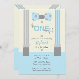 Meneer een prachtige baby blauw en grijs kaart