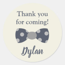 Meneer een prachtige marine en grijze boog stropda