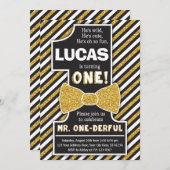 Meneer een prachtige verjaardagsuitnodiging kaart (Voorkant / Achterkant)