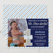 Meneer een prachtige verjaardagsuitnodiging kaart (Voorkant / Achterkant)