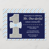 Meneer een prachtige verjaardagsuitnodiging kaart (Voorkant / Achterkant)