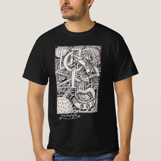 Meneer Emptyful, pentekening T-shirt (Voorkant)