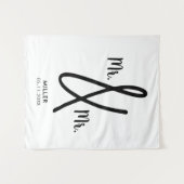 Meneer en meneer achtergrond Gay Huwelijk LGBT Wandkleed (Voorkant (horizontaal))