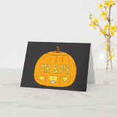 Meneer en meneer Halloween Pumpkin Kaart (Gele Bloem)
