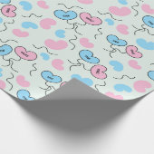 Meneer en mevrouw Balloons Engagement Party Gift N Cadeaupapier (Hoek)