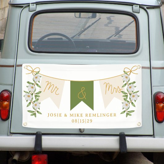 Meneer en mevrouw Car Banner