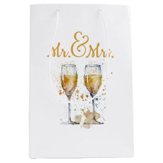 Meneer en mevrouw Champagne Medium Cadeauzakje