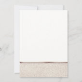 Meneer en mevrouw Champagne Sparkle Engagement Inv Kaart (Achterkant)