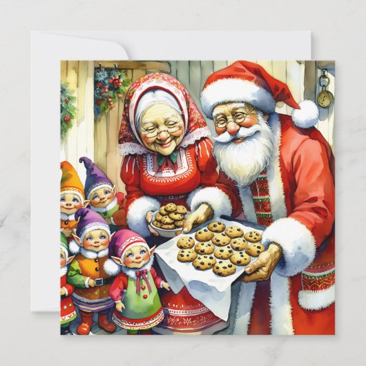 Meneer en mevrouw Claus, Cookie en Elfen Kerstmis (Voorkant)