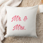 Meneer en mevrouw Decoratief Sierkussen – Paar Kam (Deken)