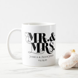 Meneer en mevrouw design, , elegante stijl. koffiemok
