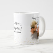 Meneer en mevrouw Elegant Verloving Grote Koffiekop (Voorkant rechts)