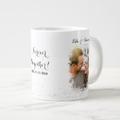 Meneer en mevrouw Elegant Verloving Grote Koffiekop (Voorkant rechts)