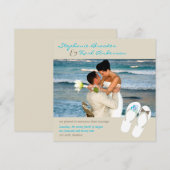 Meneer en mevrouw Flip Flops Aankondiging van hun (Voorkant / Achterkant)