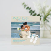 Meneer en mevrouw Flip Flops Aankondiging van hun (Staand voorkant)