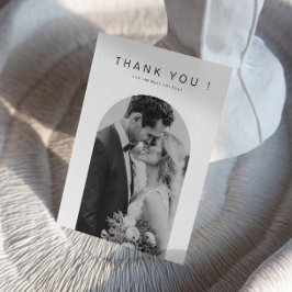 Meneer en mevrouw Foto Trouw Trouwkaart Dankjewel Bedankkaart