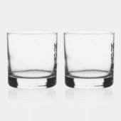 Meneer en mevrouw Gepersonaliseerde Rocks Glass Se Whisky Glas (Rechts)