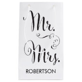 Meneer en mevrouw Gift Bag Klein Cadeauzakje (Voorkant)