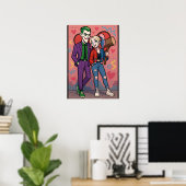 Meneer en mevrouw Joker Poster (Thuiskantoor)