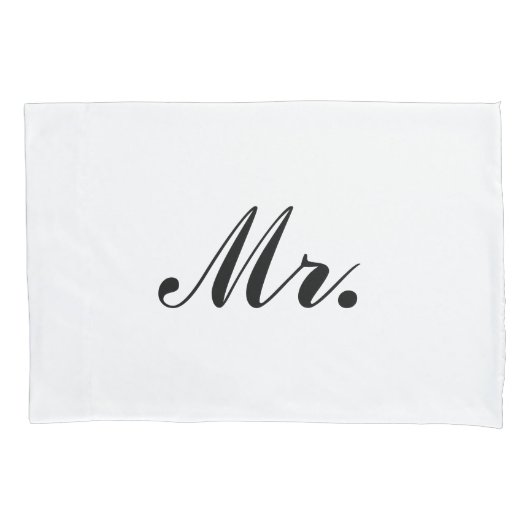 "Meneer en mevrouw" Kussenslopen (Voorkant-Links)