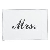 "Meneer en mevrouw" Kussenslopen (Voorkant-Rechts)