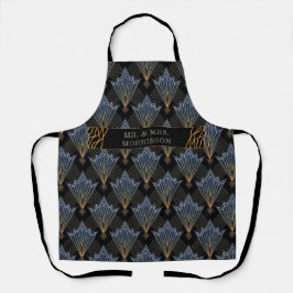 Meneer en mevrouw Luxe Elegante Kunst Trendsettend Schort