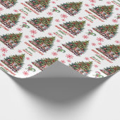 Meneer en mevrouw Mouse Kerstboom Kinder Cadeaupapier (Hoek)