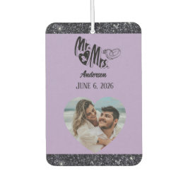 Meneer en mevrouw Naam Foto Huwelijksgunst lavende Luchtverfrisser