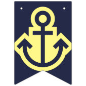 Meneer en mevrouw Nautical Bunting Vlaggetjes (Eerste vlag)