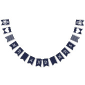 Meneer en mevrouw Nautical Bunting Vlaggetjes (Alle)