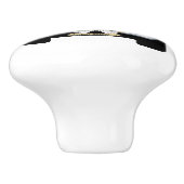 Meneer en mevrouw Paar Keramische Knop (Zijkant)