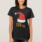 Meneer en mevrouw paar Kerstmis T-shirt (Voorkant)