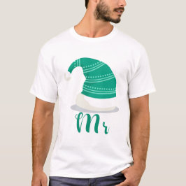 Meneer en mevrouw paar Kerstmis T-shirt