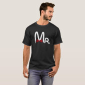 Meneer en mevrouw Paar T-shirt (Voorkant volledig)